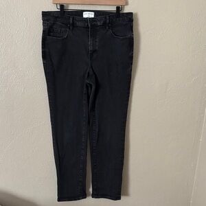 Lane Bryant Women’s Plus Size Mid-Rise Signature Fit Straight Size 16 Black